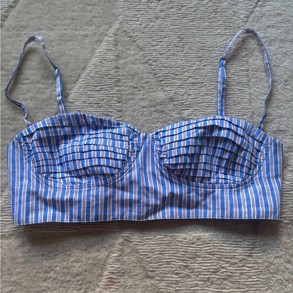 Zara Multicolor Striped Bralette